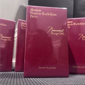 Maison Francis Kurkdjian Rouge Packaging with Gold Details